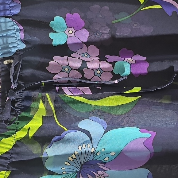 Classics By JANTZEN. Sheer Pants. Beautiful Colors. Blues, Purple. Size Meduim. - Picture 3 of 4